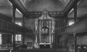 Kirche, Blick zum Altar, um 1935