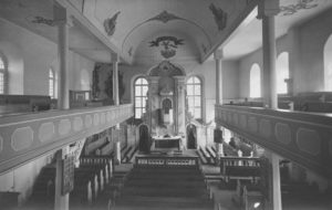Kirche, Blick zum Altar, Foto: P. Greve, Jöllenbeck (?)