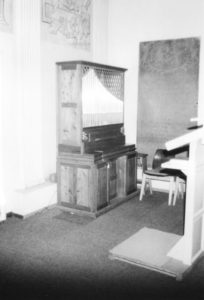 Ehemalige Orgel der Kirche in Eutzen, 1982