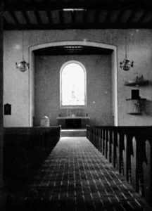 Kirche, Blick zum Altar, vor 1945