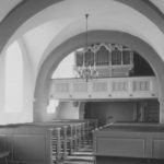 Kirche, Blick zur Orgel, Foto: Ernst Witt, Hannover, 1958