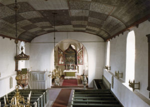 Kirche, Blick zum Altar, nach 1962, Fotograf: P. Greve, Jöllenbeck