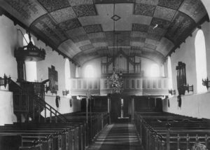 Kirche, Blick zur Orgel, vor 1961