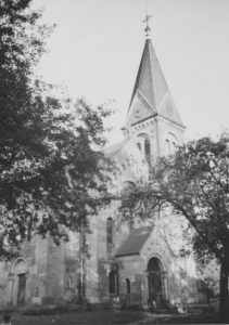 Kirche, Ansicht von Nordwesten, Teilansicht
