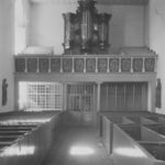 Kirche, Blick zur Orgel, Foto: Ernst Witt, Hannover, 1954