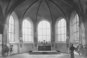 Neue Kirche, Blick in den Chorraum, nach 1959