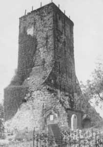 Glockenturm der Bartholomäuskirche („Ochsenturm“), Ansicht von Südosten, 1930