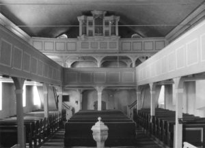 Kirche, Blick zur Orgel, 1974