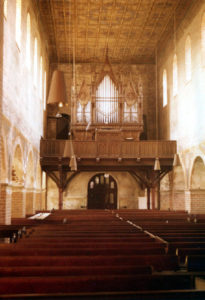 Kirche, Blick zur Orgel, 1976 bzw. vor 1974
