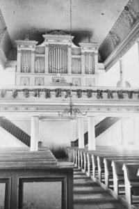 Kirche, Blick zur Orgel, 1948