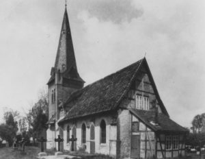 Kirche, Ansicht von Südosten, vor 1964