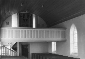 Kirche, Blick zur Orgel, nach 1965
