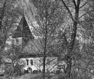 Kirche, Ansicht von Südosten, Postkarte, 1965