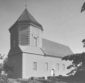 Kirche, Ansicht von Südwesten, nach 1960