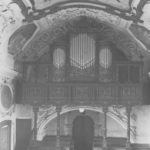 Kirche, Blick zur Orgel, 1945