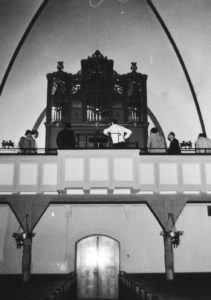 Kirche, Blick zur Orgel, nach 1977