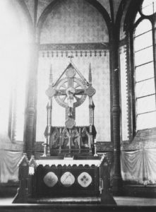 Neue Kirche, Altaraufsatz, vor 1957