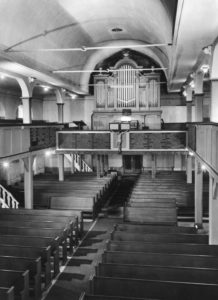 Kirche, Blick zur Orgel, vor 1959