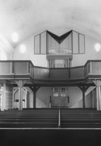 Kirche, Blick zur Orgel, nach 1969
