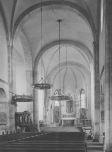 Kirche, Blick zum Altar, vor 1967