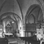 Kirche, Blick zum Altar, nach 1820, vor 1972