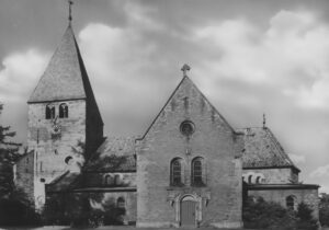Kirche, Ansicht von Südosten, vor 1986