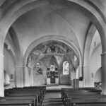 Kirche, Blick zum Altar, nach 1961, vor 1985