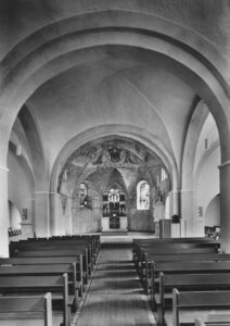 Kirche, Blick zum Altar, nach 1961, vor 1985