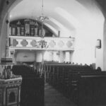 Kirche, Blick zur Orgel, Foto: Ernst Witt, Hannover, April 1956