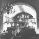 Kirche, Blick zur Orgel, vor 1956