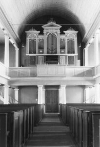 Kirche, Blick zur Orgel, nach 1955