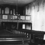 Neue Kirche, Blick zur Orgel, vor 1957