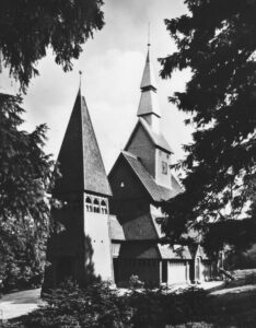 Kirche, Ansicht von Südwesten, 1949