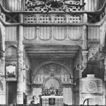 Kirche, Blick zum Altar, um 1954