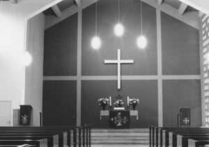 Kirche, Blick zum Altar, vor 1999