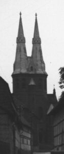Kirche Kalefeld, Ansicht von Westen, 1950
