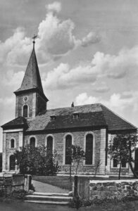 Kirche, Ansicht von Südosten, 1933