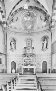 Kirche, Blick zum Altar, 1933