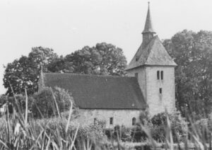 Kirche Weißenwasser, Ansicht von Nordosten, 1950