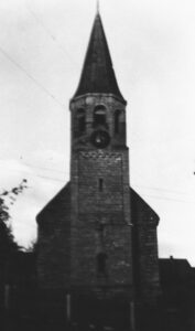 Kirche, Ansicht von Westen, 1950