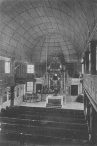 Alte Kirche, Blick zum Altar, vor 1914