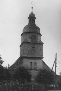 Kirche, Ansicht von Nordwesten, um 1953