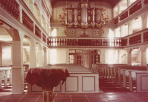 Kirche, Blick zur Orgel, 1962