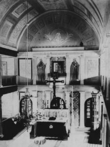 Kirche, Blick zum Altar, vor 1939
