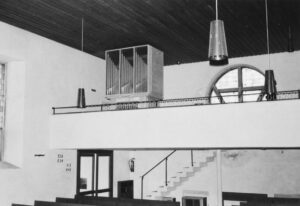 Kapelle Zum Guten Hirten in Hagen, Blick zur Orgel, nach 1974