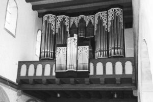 Orgel von 1977, Foto: K. H. Davin, 1979
