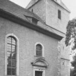 Kirche, Ansicht von Nordosten, Teilansicht, 1936