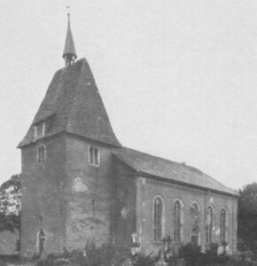 Kirche, Ansicht von Südwesten, 1935