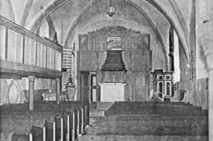 Kirche, Blick zum Altar, nach 1951, vor 1985