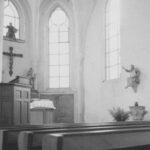 Kirche, Innenansicht, Foto: Ernst-Witt, Hannover, September 1951